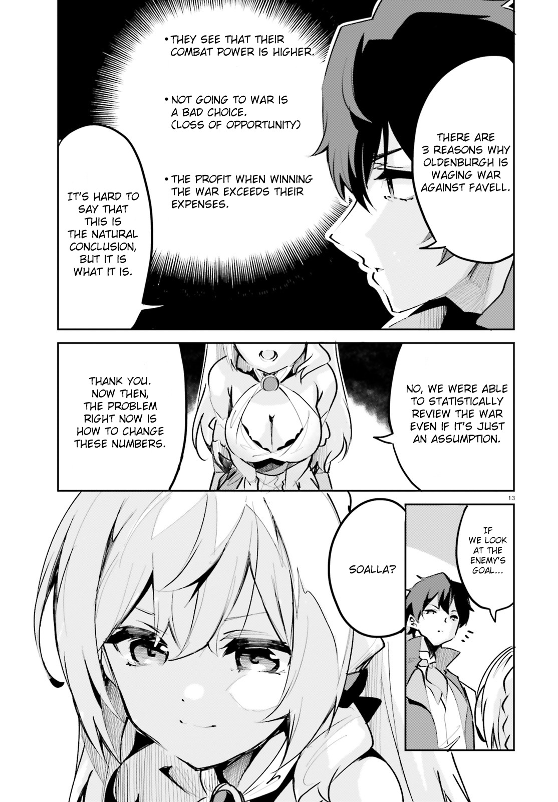 Suuji de Sukuu! Jyakushou Kokka Manga Chapter 4.1 13